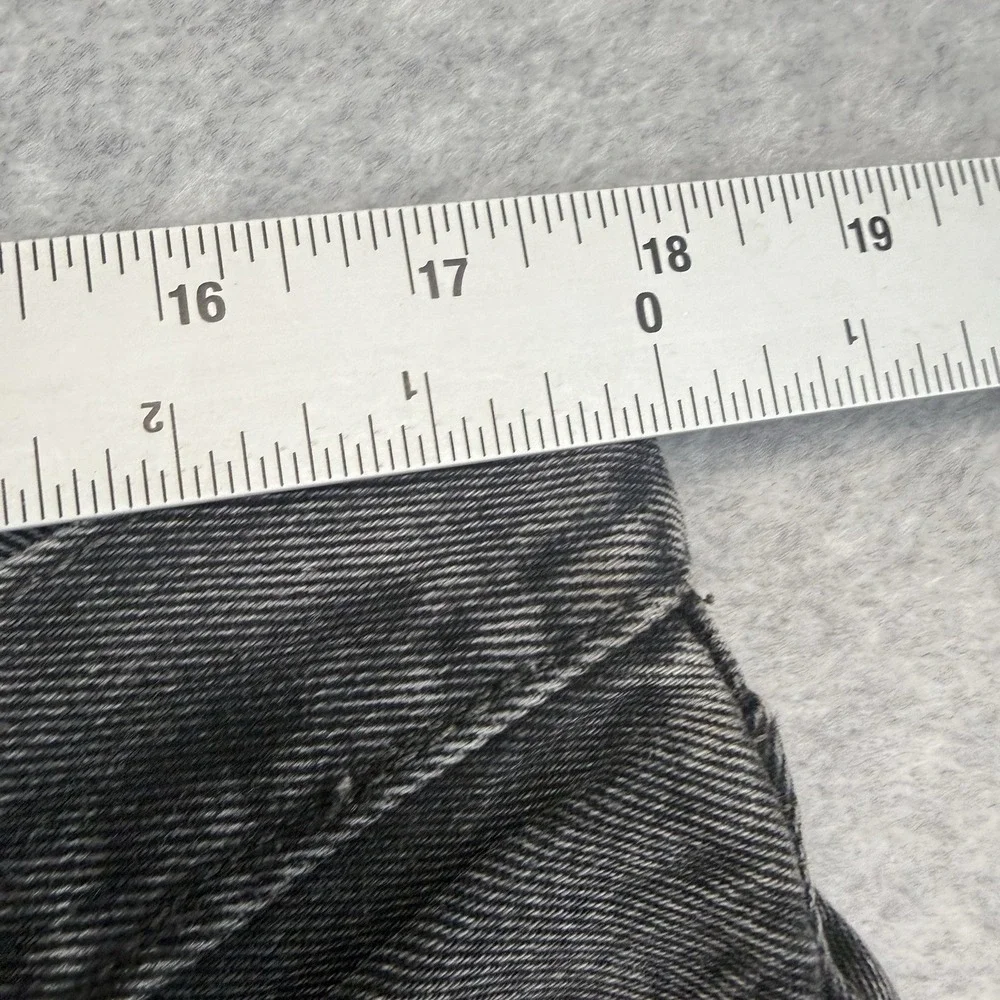 Vintage Levis 505 Jeans Men 36x30 Straight Leg Regular Fit Y2K Black 100% Cotton